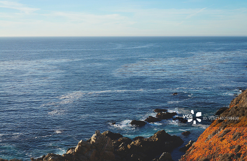 1号公路的太平洋景色图片素材