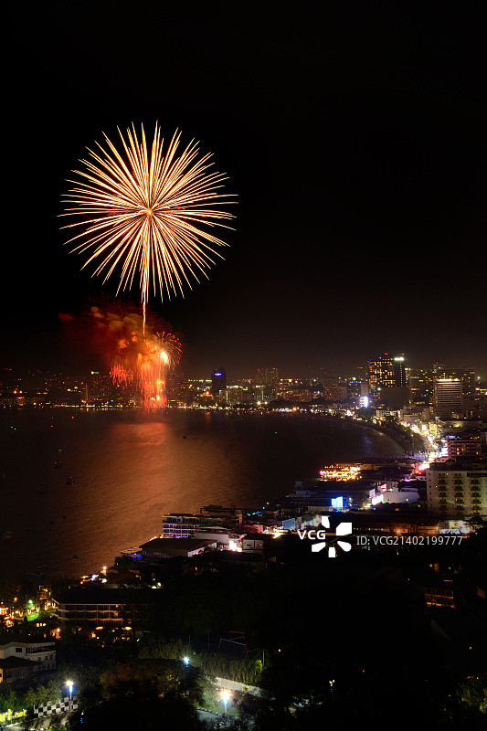 2013年芭堤雅国际烟花节图片素材