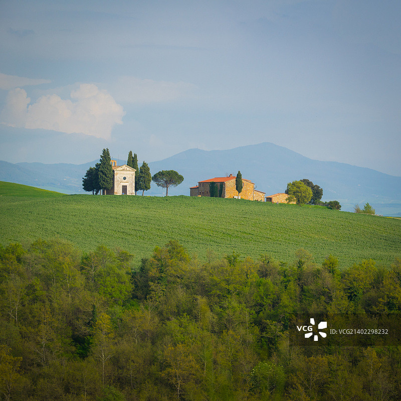 奥尔恰谷维塔莱塔圣母小教堂图片素材