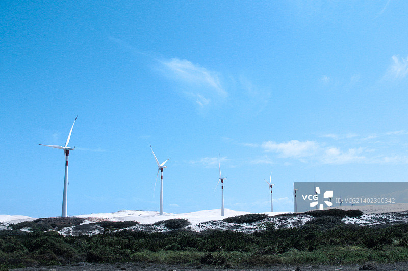 巴西特拉伊里风力发电厂图片素材