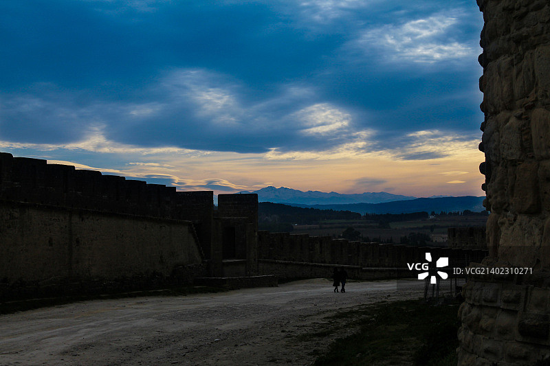 法国卡尔卡松图片素材