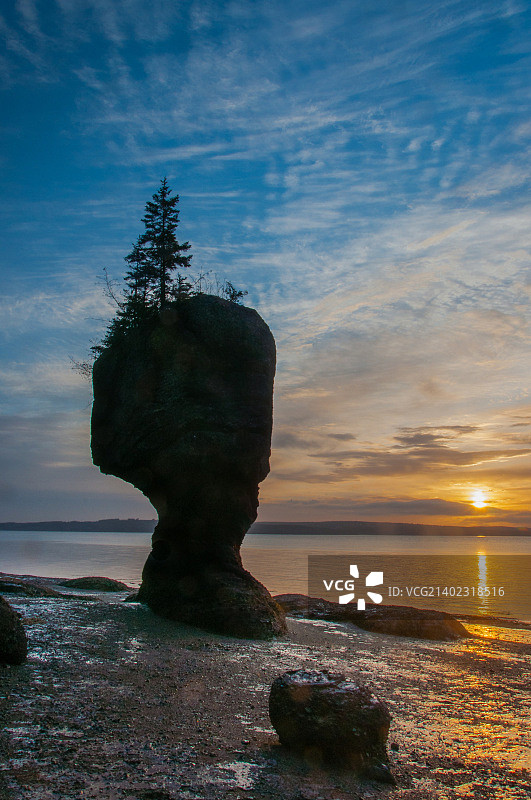 哨兵日出图片素材