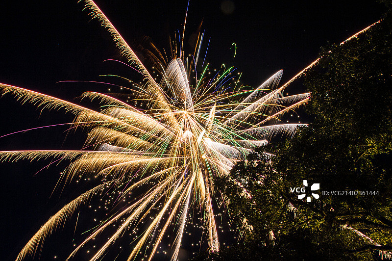 7月4日焰火图片素材