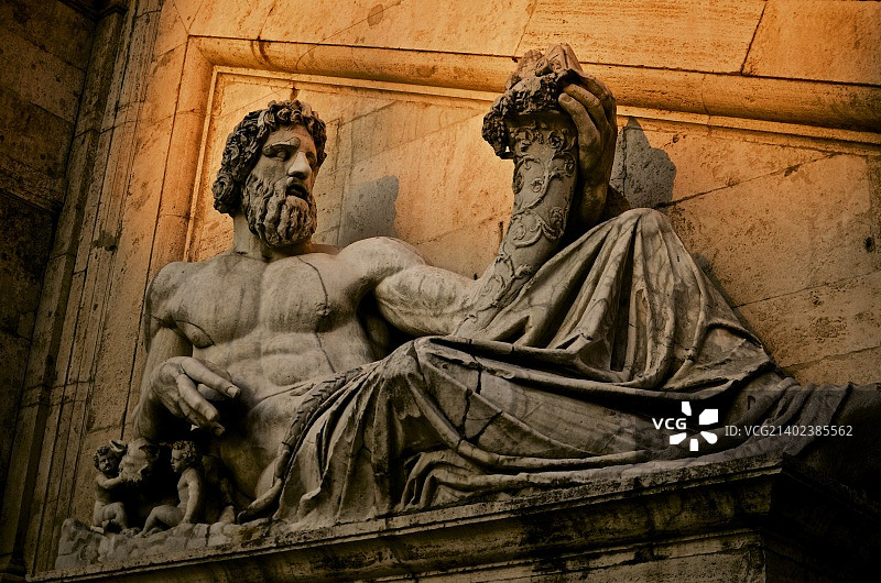 台伯河老爹，卡比托利欧，罗马图片素材