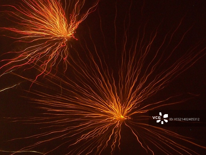 橙色夜晚图片素材