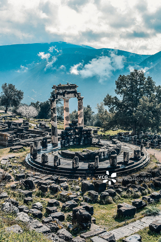 雅典娜神庙图片素材