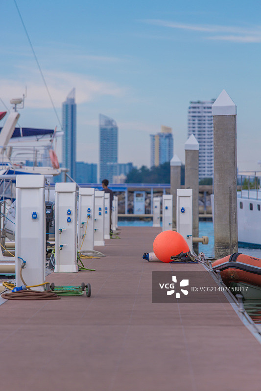 海洋码头游艇俱乐部举办海湾帆船赛图片素材