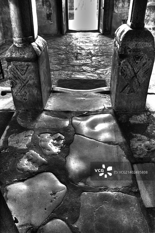 奥赫里德的圣纳乌姆（九世纪），马其顿图片素材