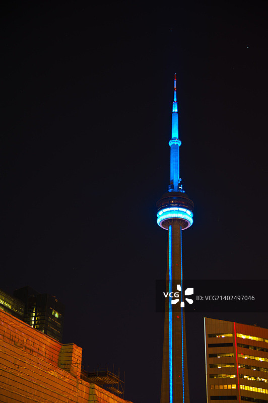 多伦多电视塔：世界第二高塔图片素材