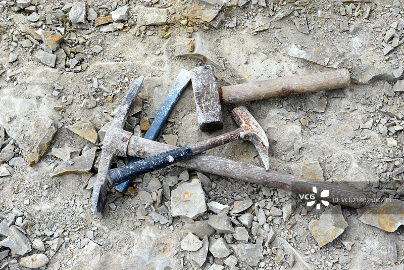 用锤子搜索化石图片素材