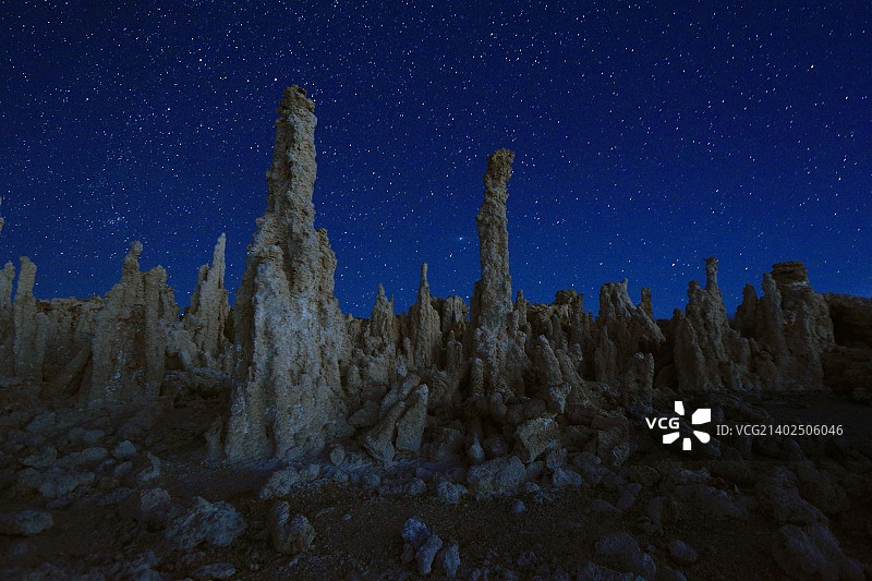 莫诺湖灰华的艺术景观图像图片素材