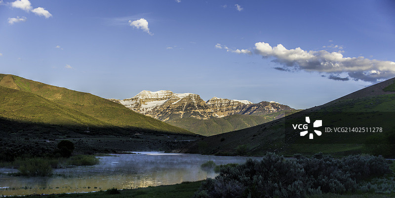 犹他州鹿溪水库图片素材