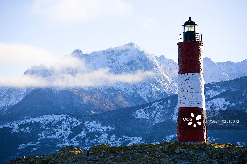 世界尽头灯塔图片素材