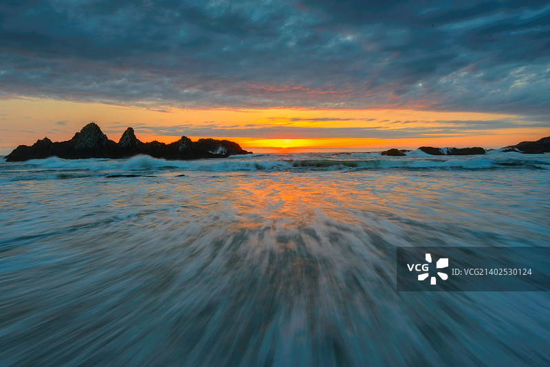 俄勒冈州海豹岩图片素材