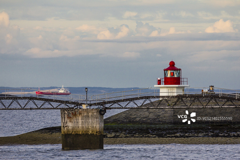 东码头灯塔图片素材