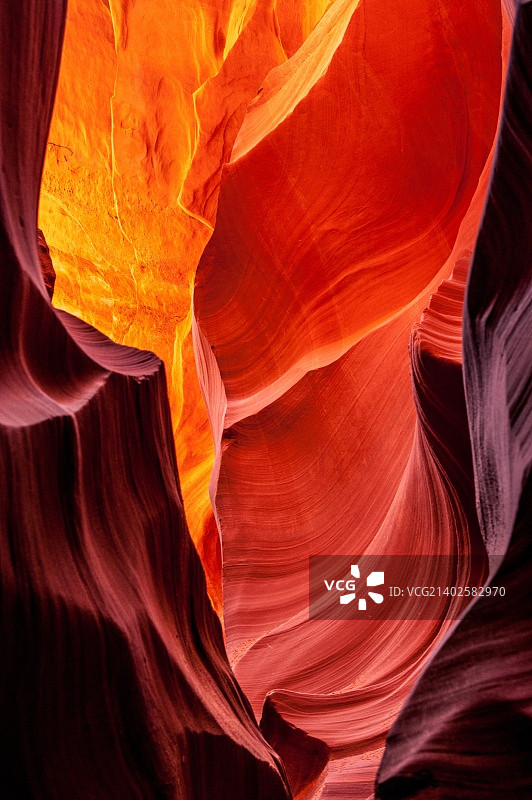 下羚羊峡谷图片素材