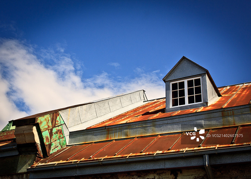魁北克老城建筑细节图片素材