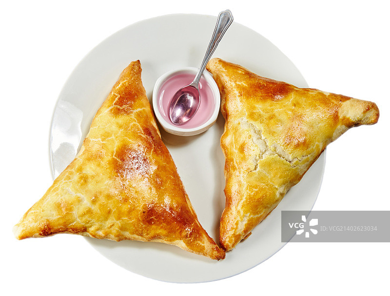 乌兹别克民族美食萨摩萨图片素材