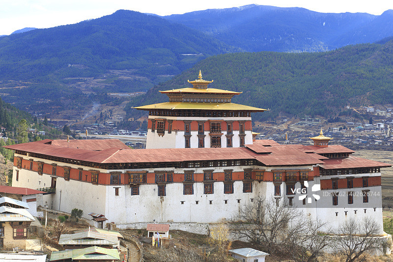 不丹帕罗宗（城堡和寺院）图片素材