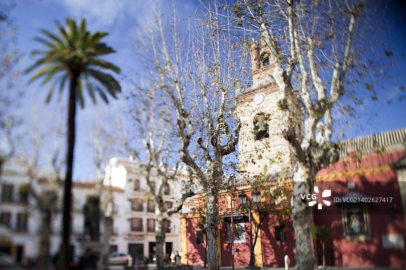 西班牙塞维利亚圣洛伦索广场图片素材