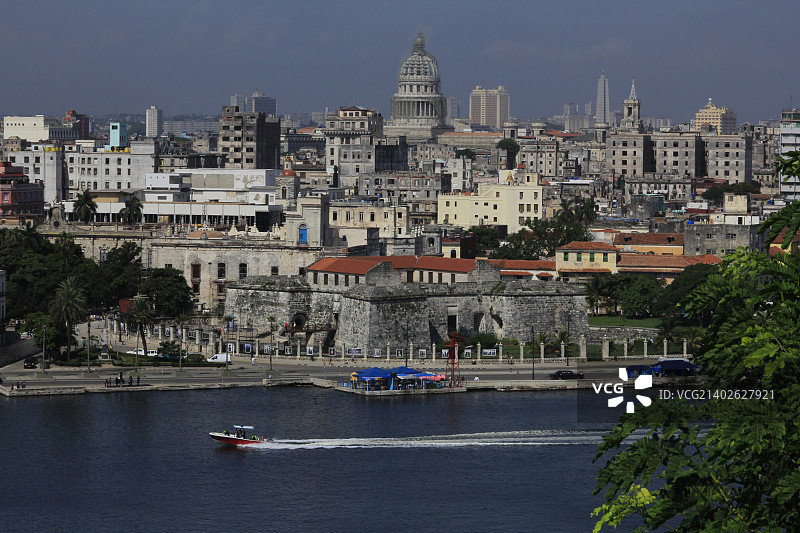 古巴哈瓦那旧城图片素材