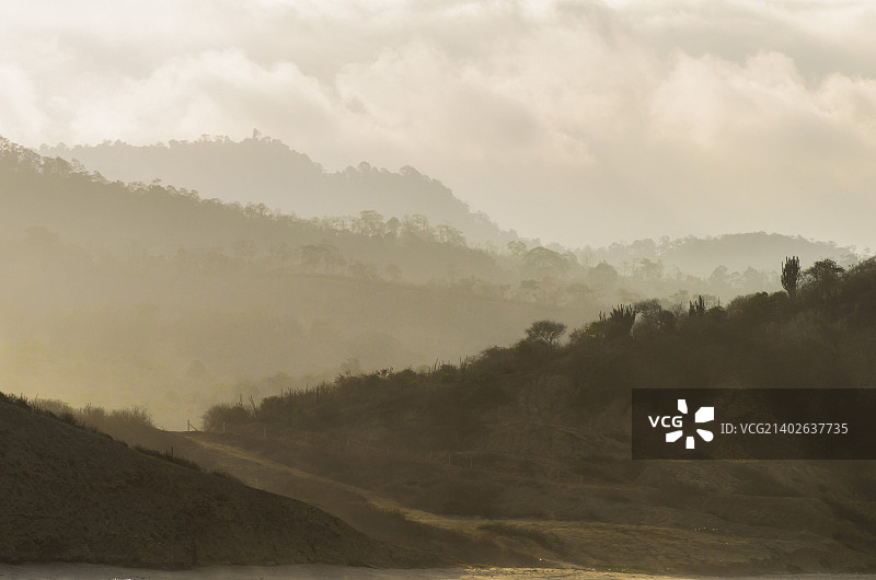 海岸层理图片素材