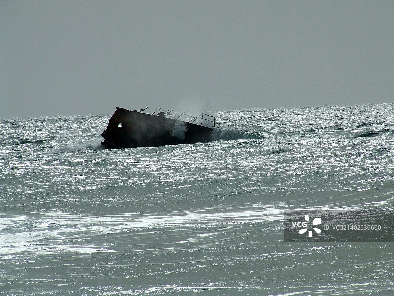 加那利群岛的沉船图片素材