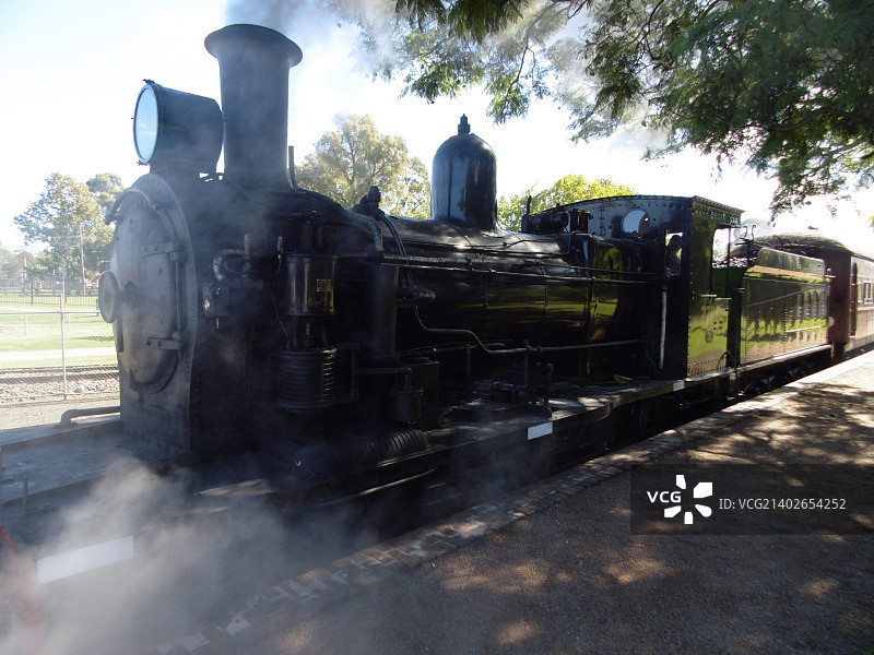 瑟尔米尔车站的蒸汽机车图片素材