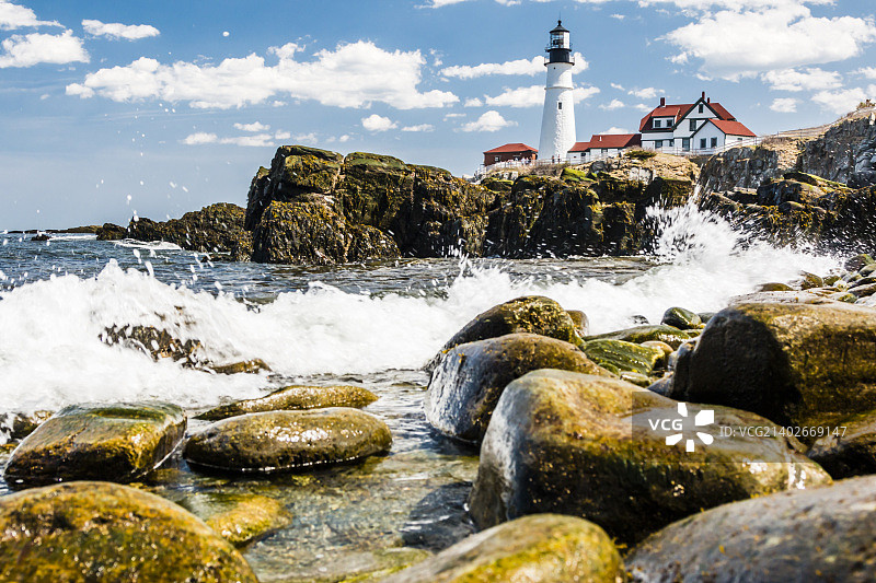 波特兰岬灯塔图片素材