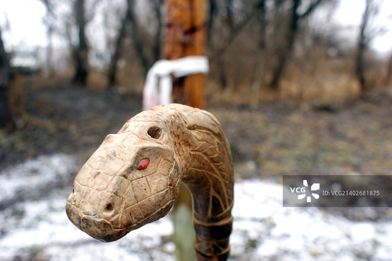 Rodnovers神庙，偶像，斯拉夫符号和崇拜物品图片素材