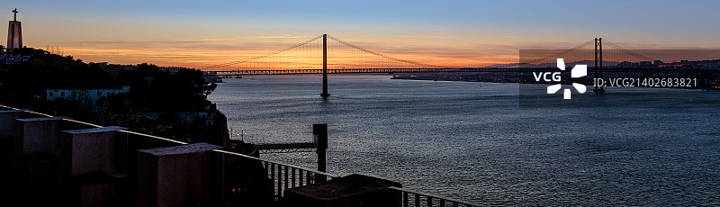 塔霍河景色图片素材