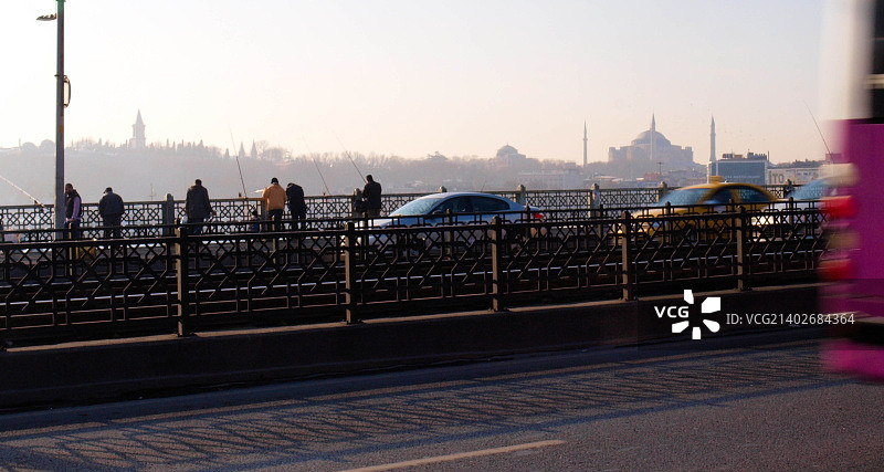 加拉塔大桥风光3图片素材