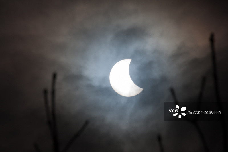 日偏食 1图片素材