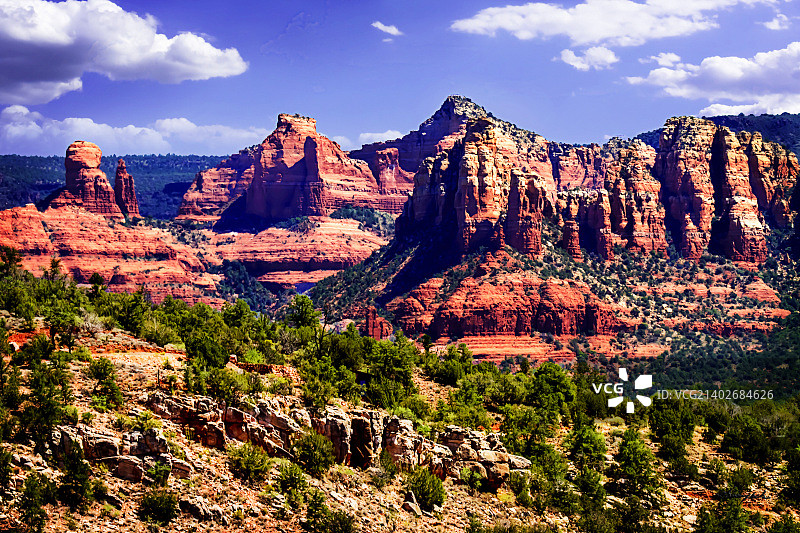 红色峡谷-1图片素材