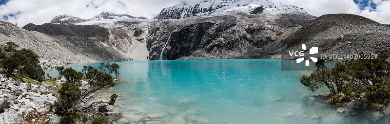 秘鲁布兰卡山脉69号泻湖图片素材