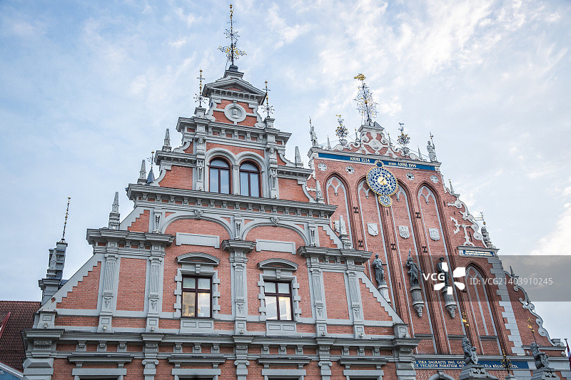 拉脱维亚里加黑头宫图片素材