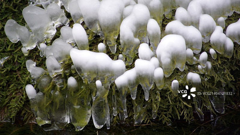 保琳泉的冰蘑菇图片素材