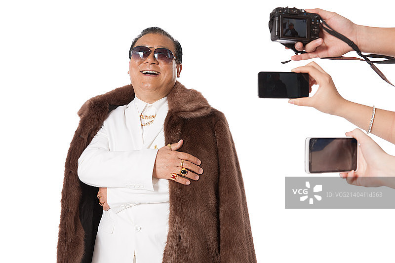 成功男人照相图片素材