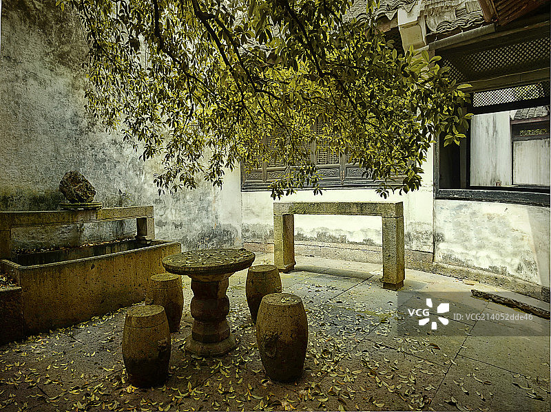 绍兴鲁迅故居内景图片素材