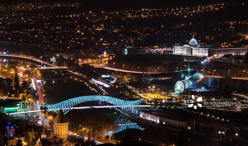 第比利斯夜景图片素材