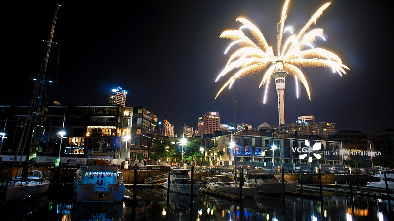 来自奥克兰的2014年祝福图片素材