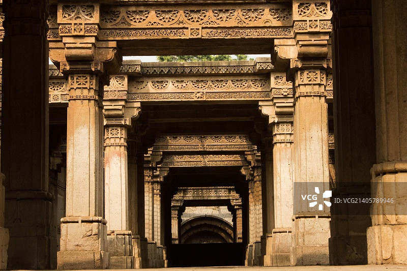 阿达拉吉：重新发现的阶梯井(1)图片素材