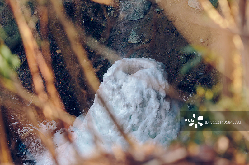 雅虎瀑布冰冻景观2图片素材