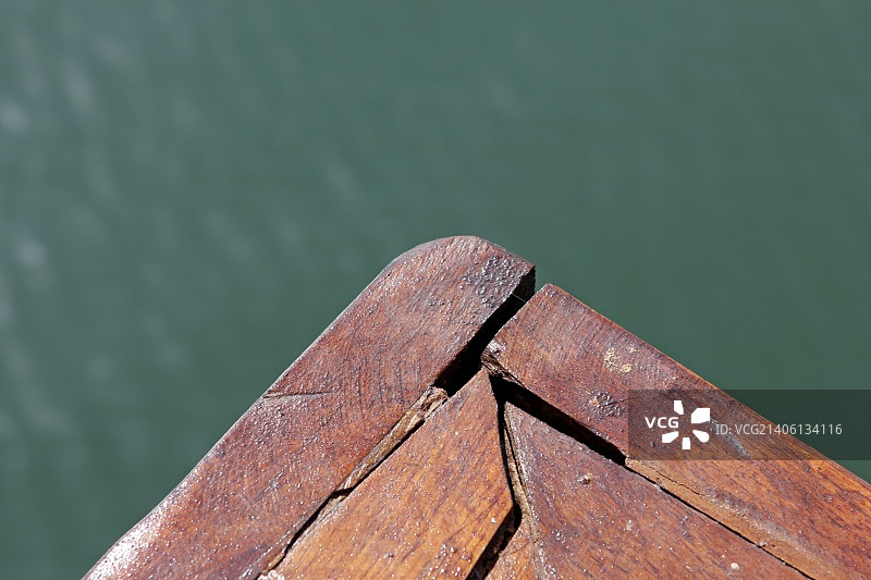 以色列加利利海的船头图片素材