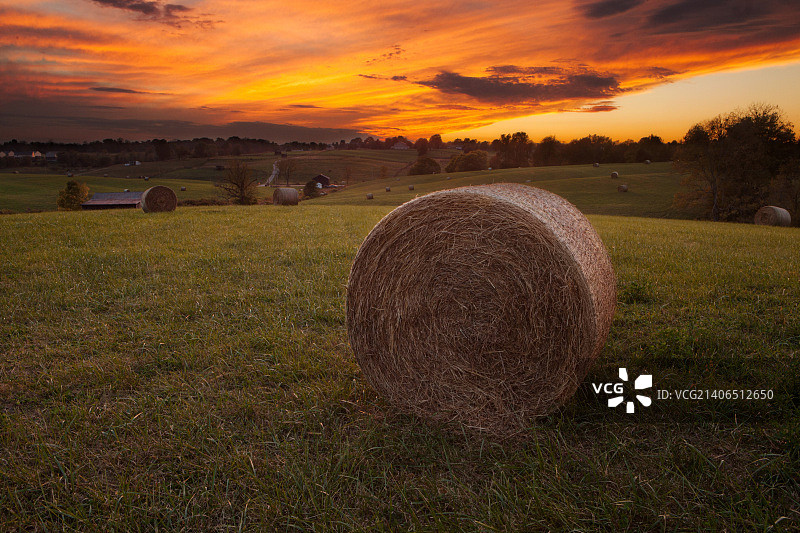 肯塔基州日落图片素材