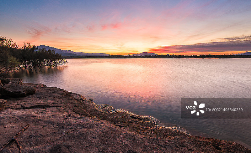 好莱坞日落美景图片素材