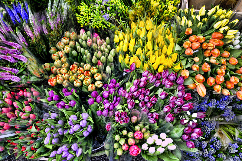 哥伦比亚路市场花束图片素材