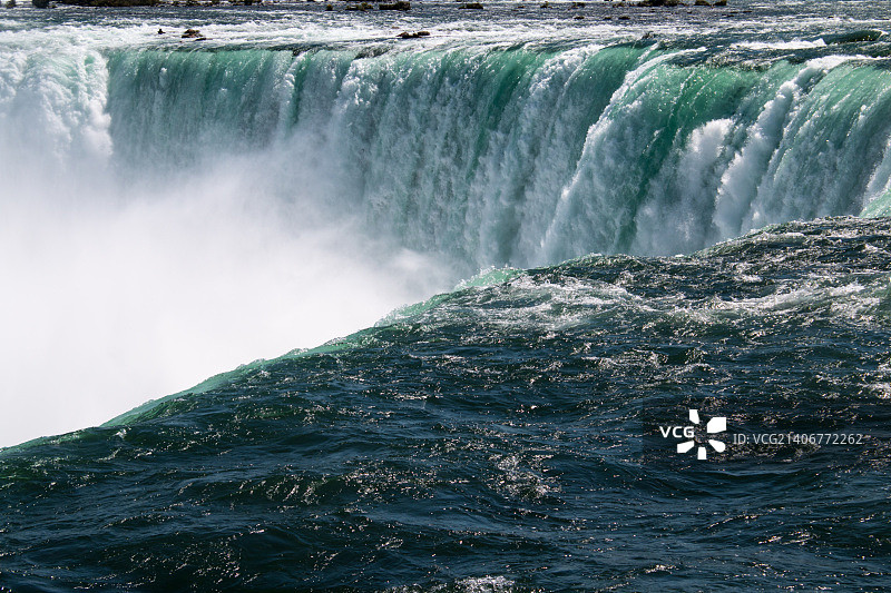 马蹄瀑布图片素材