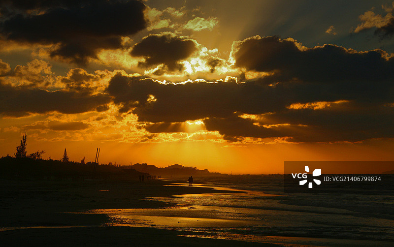 巴拉德罗日落1图片素材