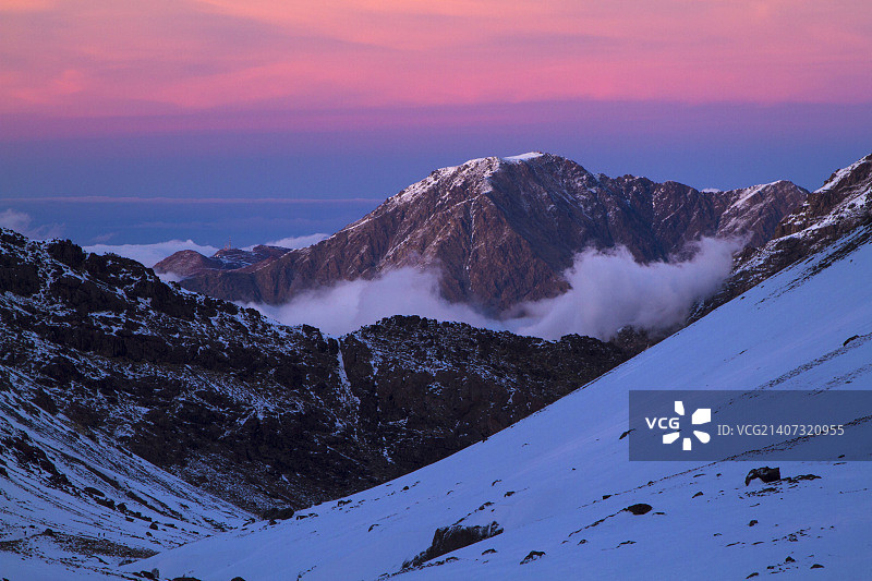 地图日落图片素材